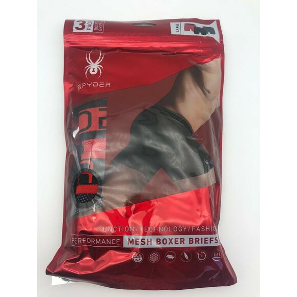 Spyder Performance Mesh Men's Boxer Briefs 3 Pack Size XL - Picture 8 of 11